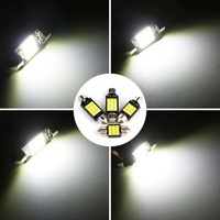 DC 12V Auto C5W Festoon LED 31 36 39 41 mm Glühbirne 3030 9 12 SMD Leselampe Auto Innenbeleuchtung CANBUS Fehlerfrei Weiß