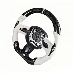 Volante de Coche Personalizado de Cuero y Fibra de Carbono Forjada para <span class=keywords><strong>Mini</strong></span> <span class=keywords><strong>Cooper</strong></span> Jcw R50 R52 R53 R55 R56 R57 R60 R61 F55 F56 F57 F54 F60 - Product Image 3