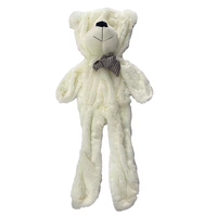 Kulit Boneka Beruang Teddy Tanpa Isi Harga Murah, Kulit Boneka Beruang dengan Pita, Boneka Beruang Kulit Lembut Custom