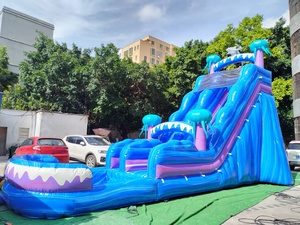 12 mét cao người lớn Inflatable <span class=keywords><strong>dropkick</strong></span> trượt nước để bán làm bằng vật liệu nặng từ Sino inflatables nhà máy - Product Image 2