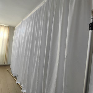Event <b>Party</b> Stage Panels Satin Fabric Wedding <b>Backdrop</b> Curtain Blackout Modern Design for Full Light Shading Decorative - Product Image 4