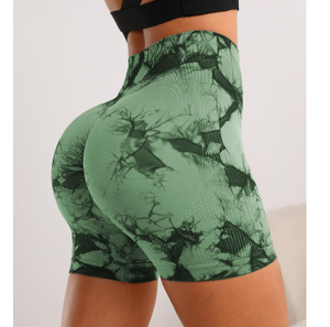 Tie Dye pantaloncini <span class=keywords><strong>da</strong></span> palestra <span class=keywords><strong>donna</strong></span> Fitness Leggings senza cuciture Push Up pantaloni <span class=keywords><strong>da</strong></span> Yoga sport Fitness sollevamento dell'anca pantaloni <span class=keywords><strong>da</strong></span> Yoga allenamento pantaloncini <span class=keywords><strong>attillati</strong></span> - Product Image 4