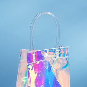 Bolsas de Mano Personalizadas de Película Láser, Colores Variados, Impresión por Serigrafía, Uso General - Product Image 3