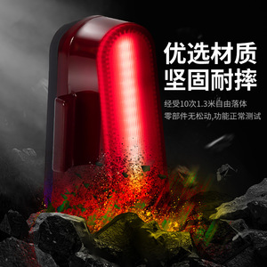 ยัวลี่ไฟท้ายจักรยาน LED IP64 กันน้ำ USB ชาร์จไฟได้ ไฟขี่จักรยานกลางแจ้ง ไฟเตือนความปลอดภัยในการขี่ - Product Image 3