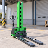 Gerbeur électrique autoporteur 1500 kg, conception portable pour le chargement de camions, haute efficacité et performance de levage stable