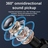 Microphone Lavalier Sans Fil SE81 2.4G avec Réduction de Bruit IA, Clip-on Type C pour iPhone Android Vlog et Diffusion en Direct