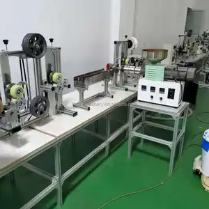 mini small lab plastic coating cladding Wire Cables fiber covering extrusion production extruder