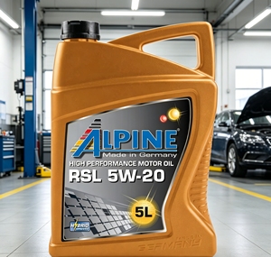 Huile moteur synthétique haute performance ALPINE RSL 5W-20, lubrifiant hybride approuvé - Product Image 4
