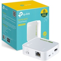 Router Portátil TP-Link Original TL-WR802N 802.11n con 5 Puertos RJ45 y Conector SC/APC, Compatible con Función AP Relay