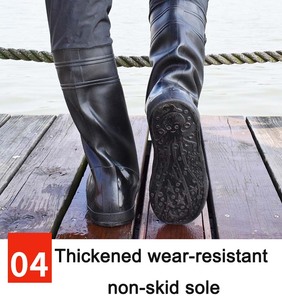 Copriscarpe Antipioggia Unisex Resistenti, Impermeabili, Antiscivolo, Riciclabili, Leggeri, Antistatici, Sopra il Ginocchio, Rinforzati per Esterni - Product Image 6