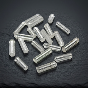Vente en ligne de pierres précieuses en quartz naturel en vrac, taille baguette conique, couleur claire, taille 25-35 mm, pour la fabrication de bijoux, provenant du Gujarat - Product Image 2