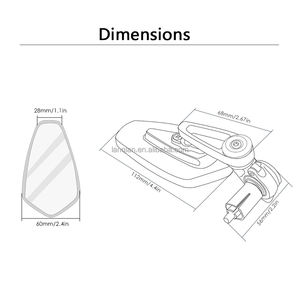 Accessoires <span class=keywords><strong>de</strong></span> moto pour Honda CB 125R 125 R 2011-2020 CB125R Rétroviseurs <span class=keywords><strong>de</strong></span> <span class=keywords><strong>guidon</strong></span> Rétroviseurs latéraux Rétroviseurs <span class=keywords><strong>de</strong></span> <span class=keywords><strong>guidon</strong></span> Capuchon <span class=keywords><strong>de</strong></span> <span class=keywords><strong>guidon</strong></span> - Product Image 6