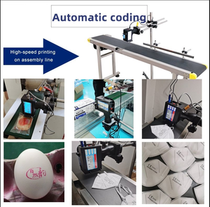 Handheld XP600 Digital <strong>Inkjet</strong> Printer for Industrial QR <strong>Coder</strong> <strong>Batch</strong> Number 600dpi Resolution Flex Egg Outer Carton Packaging - Product Image 6
