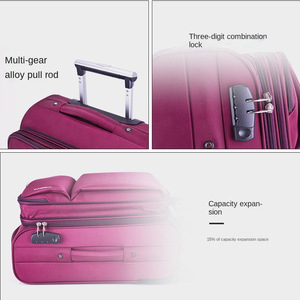 Vali Vải Oxford Cho Nữ, Vali Vải 28 Vali Vải Hộp Mật Khẩu Bánh Xe Dung Tích Lớn - Product Image 6