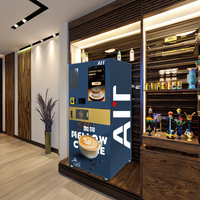 Machine à boissons instantanées commerciale AIT Distributeur automatique de café et de jus Fonction SDK personnalisable pour la vente
