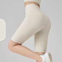 Shorts de sport pour femmes, taille haute 5 pouces, effet ventre plat, rehaussement des fesses, respirant, séchage rapide, ajusté, pour le cyclisme