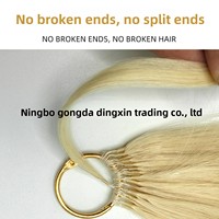 Extensions de cheveux en plumes de troisième génération, couleur à 9 tons, sans casse, invisibles, tressées, peuvent être permanentées et teintes