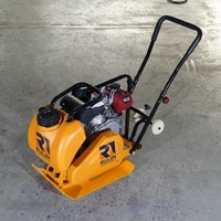 Compacteur de sol réversible haute performance avec option de logo couleur personnalisé, moteur à essence pour travaux de terrassement