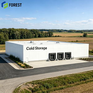 Refrigerated Warehouse Building Professional Grade Pu Sandwich Panel Airtight Design Seafood Distribution - Product Image 1