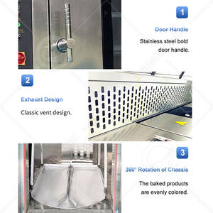 OCEAN Commercial Bakery Cake Bake Equipment Four à pain électrique à gaz à vendre - Product Image 3