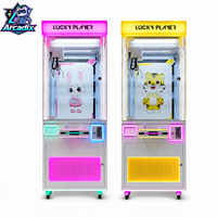 Machine à griffes commerciale à monnayeur, jeu d'arcade avec éclairage LED, machine à prix pour peluches et jouets, pour centres commerciaux, vente en gros
