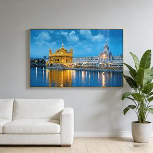 Arte Mural Islámico Moderno y Personalizable, Decoración para el Hogar con LED, Pintura de Porcelana de Cristal para Sala de Estar y Dormitorio - Product Image 4