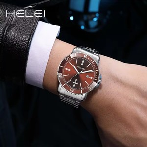 Helei 9002, reloj <span class=keywords><strong>Original</strong></span> para hombre, resistente al agua, cuarzo japonés, resistente a la noche, luminoso, estilo de negocios, relojes de acero inoxidable - Product Image 6