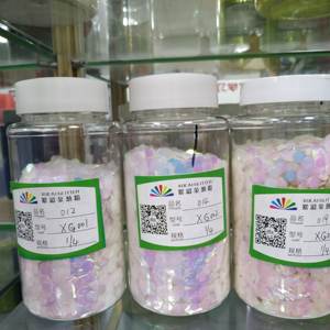 Nuevos productos Dongguan xucai artes y manualidades UV brillo decoraciones navideñas cambio de color brillo suministros promocionales para fiestas - Product Image 5