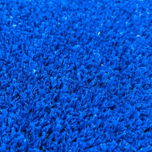 Césped Artificial Anti-UV, Césped Azul, Césped Artificial para Exteriores, Césped para <span class=keywords><strong>Cancha</strong></span> de <span class=keywords><strong>Tenis</strong></span> para Campo de Práctica - Product Image 4