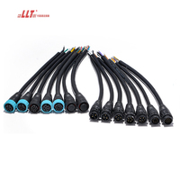 Conector Eléctrico Automotriz Lilutong de 4 Pines M19, Circular, a Prueba de Agua, Macho y Hembra, para Circuitos de Iluminación