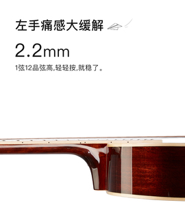 TOM BABY G0 SS 34 inch houten gitaar sparrenfineer beginners gitaar voor mannelijke en vrouwelijke studenten, reisgitaar, folk gitaar - Product Image 4