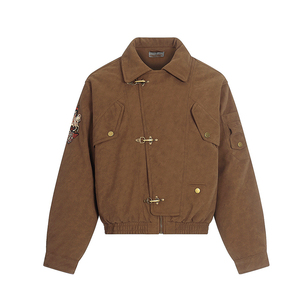 Nuevo Abrigo de Invierno para <span class=keywords><strong>Hombre</strong></span>, Cálido, de Algodón, Estilo Americano Clásico con un Toque Retro y Bordado de Emblemas - Product Image 2