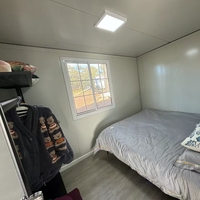 Maison préfabriquée pliable mobile portable de luxe en conteneur avec panneau sandwich Design contemporain extensible