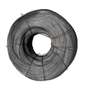 Kawat Annealed hitam bahan Q195 1Kg 2Kg berat gulung kemasan kecil fleksibel 1.5 Mm kawat pengikat besi