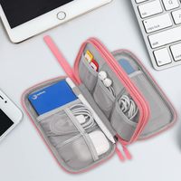 Estuche Universal para Almacenamiento de Cables, para Memorias USB, Bancos de Energía, Cargadores y Tarjetas SD, con Bolsa Organizadora Personalizada de Fábrica