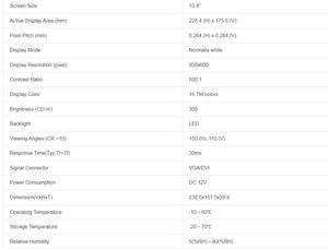 จอ <span class=keywords><strong>LCD</strong></span> เปิดกรอบ<span class=keywords><strong>10.4</strong></span>นิ้ว - Product Image 2