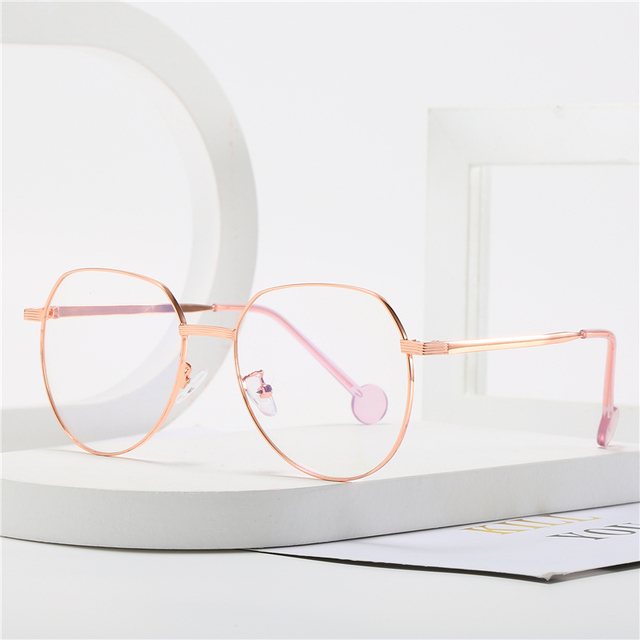Computer Anti Blue Light Blocking Glasses Optical Frame Retro Eyeglasses Custom Glasses Frames