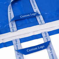Sac fourre-tout en polypropylène tissé laminé extra large avec logo personnalisé pour supermarché, sac de courses écologique réutilisable, sac de déménagement