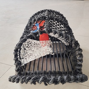 Thép mạ kẽm bẫy tôm hùm creel lồng 10mm & 12mm hai lối vào Lưới Đánh Cá cho thị trường Châu Âu cho cá & Cua - Product Image 6