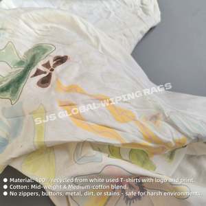 Trapos de Algodón Blancos Estampados Económicos para Limpieza de Aceite y Agua: Solución Rentable para la Limpieza - Product Image 4