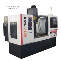 VV Machine Mini XH7126 4 axes CNC fraiseuse haute vitesse verticale Siemens comprend un moteur à engrenages caractéristiques automatiques