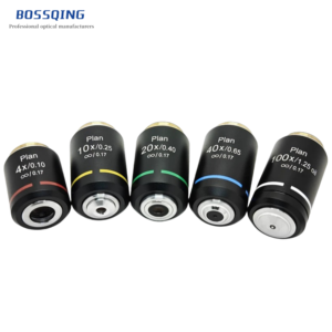 Olympus Biological Microscopes用カスタマイズ可能なブラックアクロマティックインフィニティ対物レンズ - Product Image 1