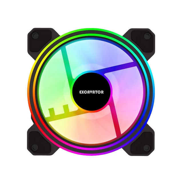 Вентилятор охлаждения для корпуса компьютера, 1200 об/мин, 120 мм, 12 см