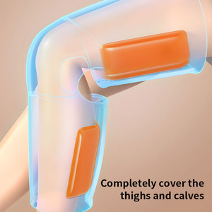 Mesin Pijat Kaki dan Betis dengan Tekanan Udara, Getaran, dan Pemanas LED Elektrik untuk Terapi Kaki. - Product Image 2