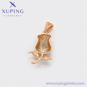 X000799305 Perhiasan Liontin Fashion Xuping Berlapis Emas 18K Grosir Zirkon Warna-warni Tembaga Liontin Mewah - Product Image 5