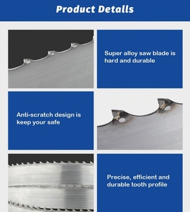 شفرة منشار شريطي من كربيد التنجستن لقطع الخشب، عالية الصلابة ومقاومة للتآكل، بأسنان حادة للقطع الدقيق في أعمال النجارة - Product Image 3