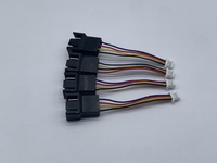 Adaptateur de faisceau de câbles électroniques HONSHI JST SM2.5 4 broches SH1.0 Molex, gaine isolante en PVC, conducteur en cuivre nu, 220V, personnalisé