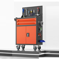 Chariot d'atelier multifonctionnel sur roulettes, capacité de charge de 150 kg, pour outils de réparation automobile