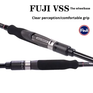 Caña de Pescar MADMOUSE de Carbono Lento de 2.51m 2.59m 83ML 86M, con Guía Fuji K Completa, Caña Egi Calista para Señuelos de Calamar, Pesca en Orilla, Agua Salada, EVA - Product Image 4
