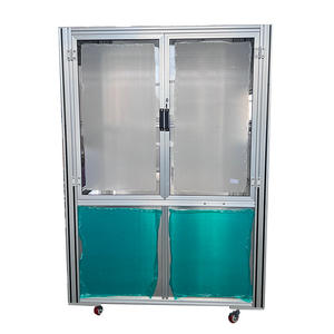 Cadre en aluminium industriel d'extrusion de structure métallique de bâtiments d'entrepôt fait sur commande - Product Image 3